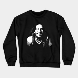 bob marly vintage design black and white Crewneck Sweatshirt